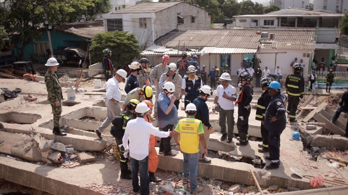 Κολομβία: Είκοσι οι νεκροί από την κατάρρευση ενός υπό κατασκευή κτιρίου